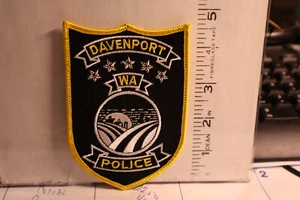 police patch  DAVENPORT POLICE WASHINGTON - Picture 1 of 1