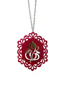 Indian Traditional Lord Ganesha Elegant Car Hanging - Picture 1 of 4