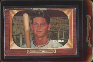 1955 Bowman Lee Walls #82 Rookie RC - Picture 1 of 2