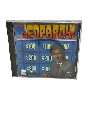 Jeopardy with Alex Trebek CD-ROM Game for Windows PC 1995 NOS New Sealed - Image 1 of 4