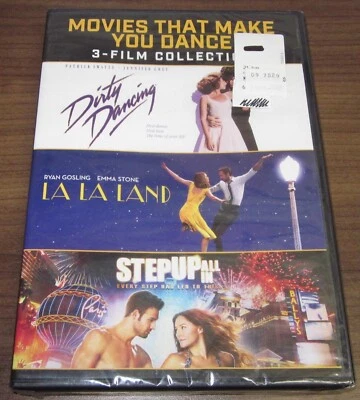 3 Movies that Make You Dance ~ Dirty Dancing, La La Land, Step Up All In (DVD) - Image 1 of 2