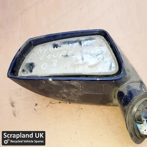 Espejo de ala eléctrico Hyundai Tiburon Coupé MK2 2001-2009 azul cercano E4012177 - Imagen 1 de 2