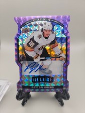 2020-21 Upper Deck Allure Peyton Krebs Purple Diamond Die-Cut Auto 2/10 !!!🔥🔥