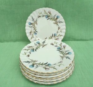 6 Royal Albert bone china "Brigadoon" side plates - 16 cm di'r - Picture 1 of 3