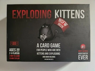 Juego de Cartas Exploding Kittens NSFW Completo en Caja Foto 1 de 4