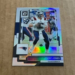 2022 Panini Donruss Optic # 133 Mac Jones Silver Prizm New England Patriots - Picture 1 of 2