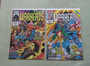 WARHEADS #10 and 11 Marvel Comic Book * Dr. Strange Deaths Head Liger - Picture 1 of 1
