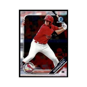Nolan Gorman 2019 Bowman Draft Chrome #BDC-42 St. Louis Cardinals NM - Picture 1 of 3