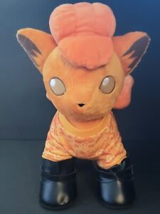 Build A Bear Pokemon Vulpix Plush With Sound Sleeper And Boots Rare 15" BABW