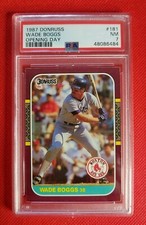 1987 Donruss Opening Day  #181 Wade Boggs NM (PSA 7)