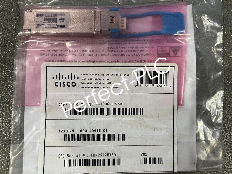 Cisco ORIGINAL QSFP-100G-LR-S NEW SEALED - Image 1 of 1