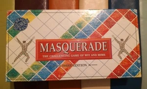 Juego de cartas de mesa Masquerade tercera edición de Cheatwell 1986 14 años SIN USAR - Imagen 1 de 9