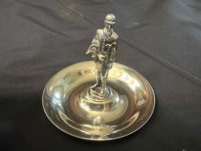 Tiffany & Co. Makers Sterling Jockey Pin Dish - Mediados de siglo #23662 Foto 1 de 4