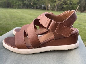 EURO SOFT by SOFFT Wedges Joella Platform Sandals Shoes Women Sz 6.5 W❤️blt15m22 - Picture 1 of 9