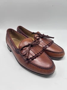 Zapatos Mocasines Allen Edmonds Woodstock Para Hombres 9 C Cuero Marrón Hechos en EE. UU. - Imagen 1 de 18