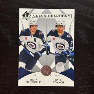 2024-25 SP Auténtico Mark Scheifele Kyle Connor C-23 Colaboraciones - Imagen 1 de 2