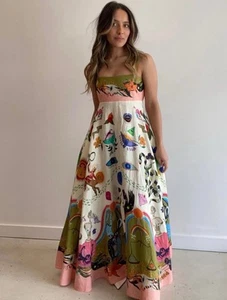 Vestido Alemais Evergreen Talla 8 AU / 4 US Midi Solero - Imagen 1 de 7
