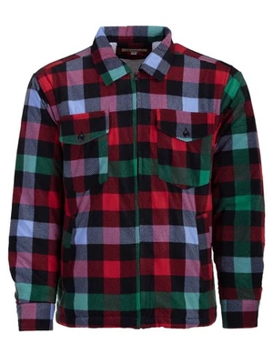 Herren Fleece Holzfällerhemd Thermohemd gefüttert Gr. M-2XL Brusttaschen - Bild 1 von 3