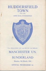 HUDDERSFIELD TOWN - Manchester United - Sunderland (FA Cup 2nd Replay) 1964 - Bild 1 von 1