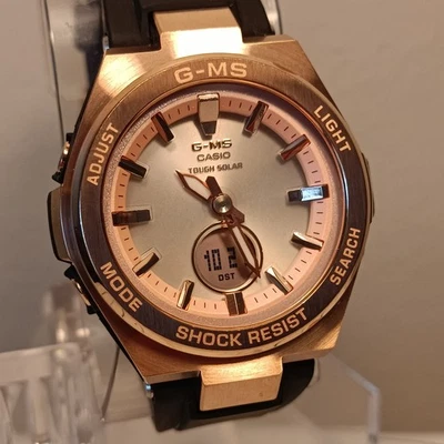 Casio Baby-G MSG-S200G, Tough Solar, Ladies color Gold/Black G-MS 5576 Mint - Image 1 of 4
