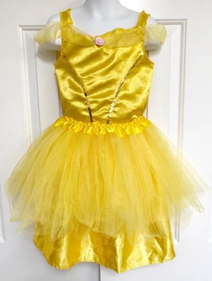 Disney Princesa Bella 3 Piezas Vestido de Baile Fingir Juego Disfraz Talla 4-6X Foto 1 de 4