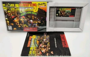 Donkey Kong Country 2: Diddy's Kong Quest (SNES, 1995) VGC w/ Manual Tested READ - Picture 1 of 24