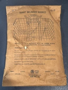 Wald 157 Front Giant Delivery Basket MOUNTING KIT SMALL PARTS SEALED SEE DESCRIP - Picture 1 of 3