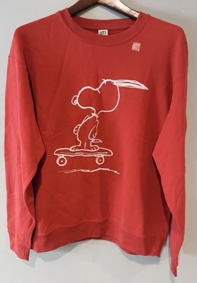 Sudadera Uniqlo x Peanuts Snoopy Skateboarding Mediana Domingo’s Fun Day Foto 1 de 4