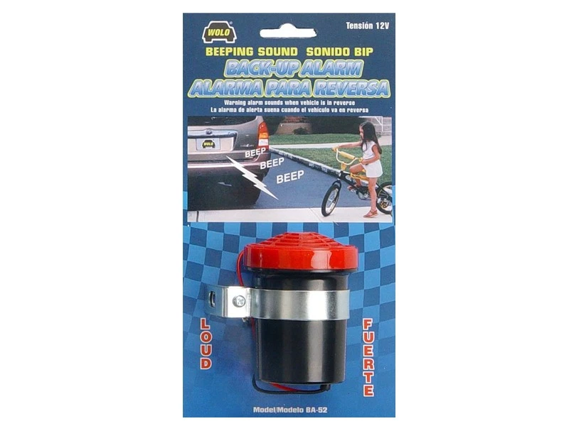 Wolo Beeping Sound 12volt Back up Alarm Mdl. Ba-52