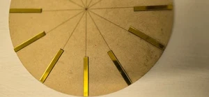 clock spacer number beads embellishments (oblong) - Picture 1 of 5
