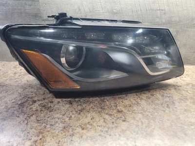 Read 2009-2012 Audi Q5 Right Passeng Adjusting Xenon HID Headlight Assembly Oem - Image 1 of 4