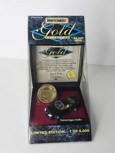 Matchbox Gold Collection - Toyota Supra Turbo Nero - 1:64 pressofuso - Foto 1 di 8