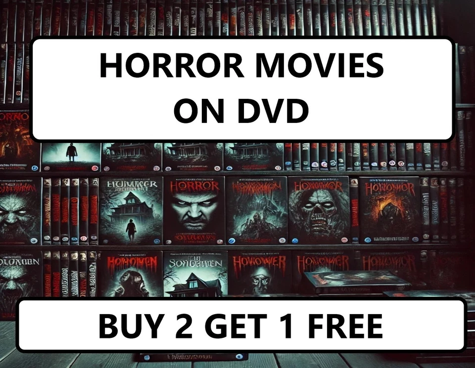 Horror Movies / Films on DVD - Buy 2 Get 1 Free or Buy 3 Get 2 Free - Image 1 of 1