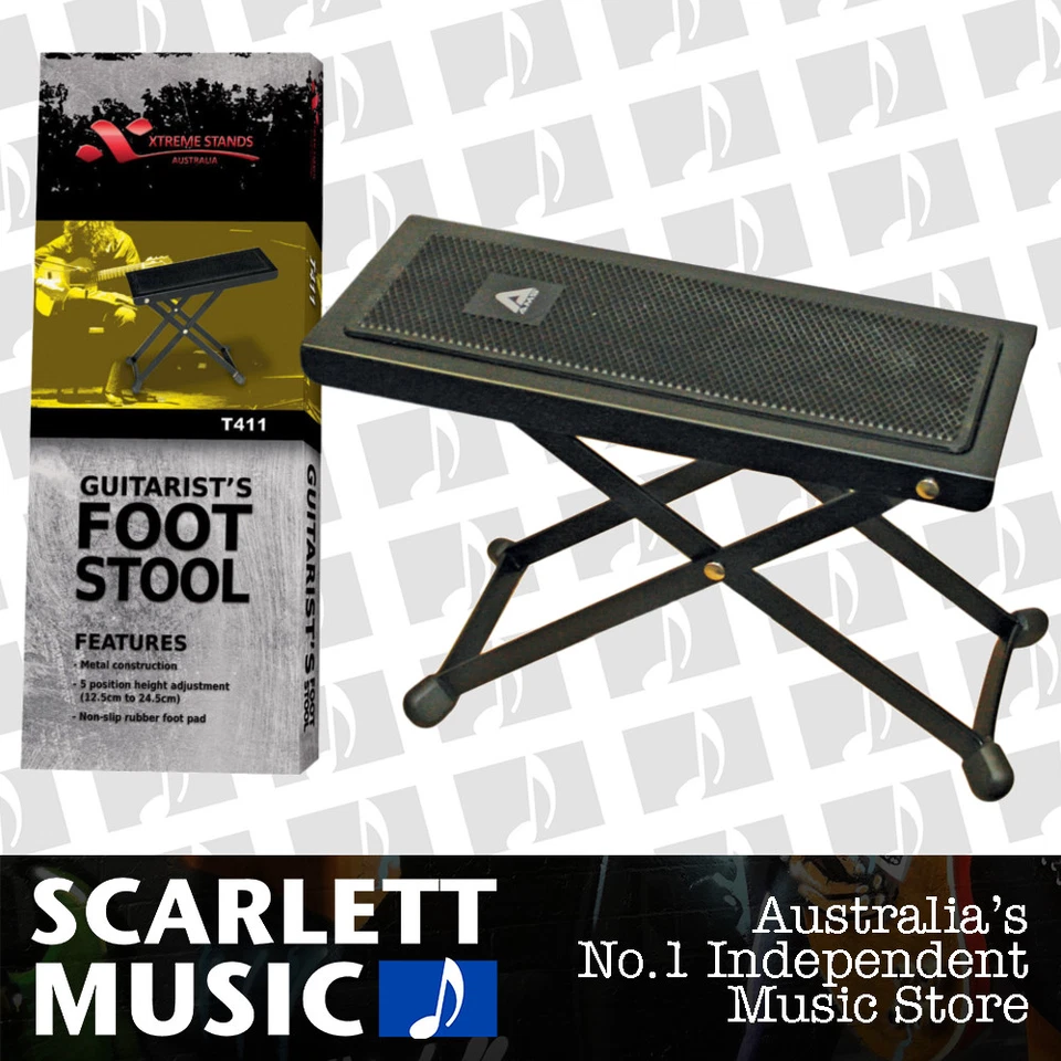 XTREME - Guitarist’s footstool *NEW* AMS, Guitar, Foot Stool, Black Metal Frame - image 1 of 1