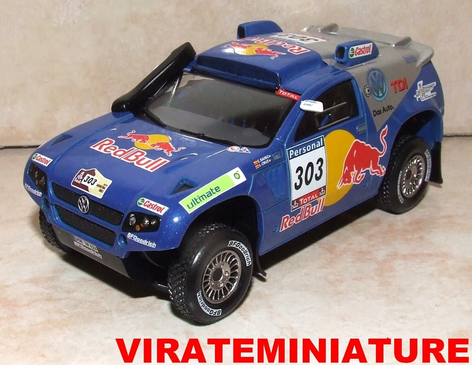 VOLKSWAGEN RACE TOUAREG 2 WINNER DAKAR RALLYE 2010 CARLOS SAINZ IXO ALTAYA 1/43 - Photo 1/1