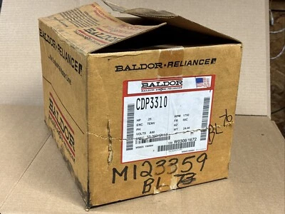 NEW Baldor CDP3310 Direct Current Industrial Motor 56C 1/4hp 1750rpm FAST SHIP - Image 1 of 4