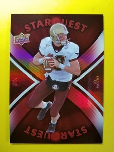 MATT RYAN (SP) RC RED STAR QUEST #SQ22 FALCONS - BOSTON COLLEGE 2008 UPPER DECK
