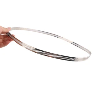 1 x 15.7 inch Stainless Steel Hoop Hose / Ducting Clamps Hydroponic Duct Hoop - Picture 1 of 10