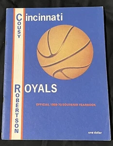 RARE 1969-70 CINCINNATI ROYALS BASKETBALL VINTAGE YEARBOOK BOB COUSY ROBERTSON ! - Picture 1 of 7