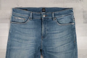 Pantalones de mezclilla para hombre Hugo Boss Delaware 3-1 elásticos ajustados azules W34 L29 - Imagen 1 de 15