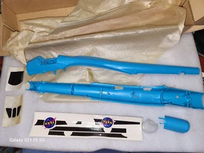 NOS Cox Gas Engine Crusader Blue Fuselage Body Parts with Decals - Image 1 of 4