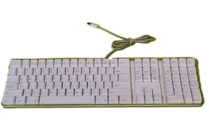 Genuine Apple A1048 English Wired Full Size USB Mechanical Keyboard Tested Works - Picture 1 of 7