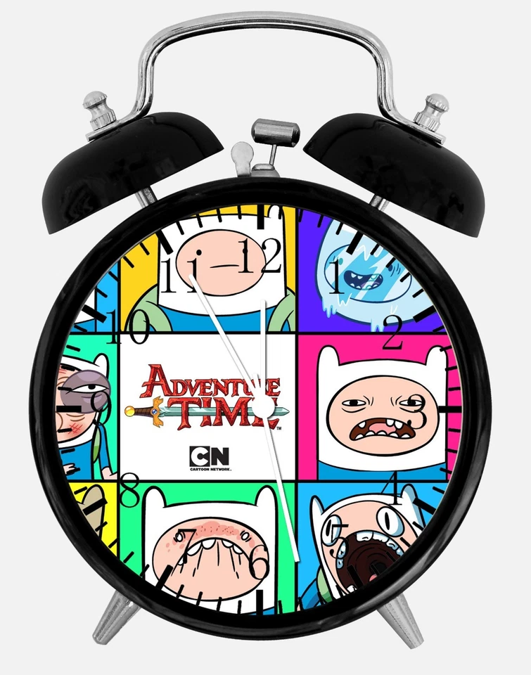 Adventure Time Alarm Desk Clock 3.75" Home or Office Decor W401 Nice For Gift - Image 1 of 1