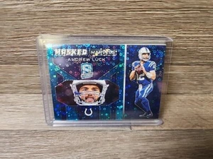 2019 Panini Spectra Andrew Luck Masked Marvels Blue 04/50 Colts Color Match - Picture 1 of 6