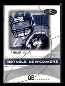 2004 Fleer Hot Prospects #9 NN Philip Rivers Notable Newcomers - Picture 1 of 2