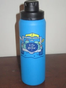 LIFE IS GOOD 26 Unzen WEITHALS EDELSTAHL WASSERFLASCHE. J&R.. 4X4.. "HUND WEG" - Bild 1 von 2