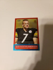 2005 TOPPS CHROME THROWBACKS #TB8 BEN ROETHLISBERGER  - Picture 1 of 2