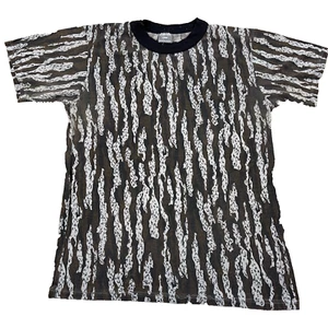 Vintage Camo Shirt Boys Large Brown Trebark 90s Y2K Hunting USA Made Youth Kids - Picture 1 of 10