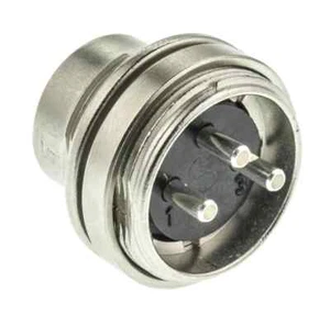 Binder MINIATURE CONNECTOR 7A 250V 3-Contacts Plug, Male, Straight 09-0307-00-03 - Picture 1 of 2