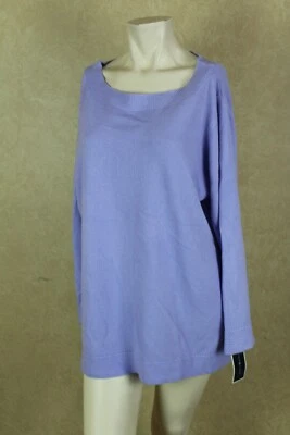Karen Scott NUEVO Suéter Pullover Para Mujer Talla XXL Luxsoft Lavanda Nuevo con Etiquetas _R9E3 Foto 1 de 4
